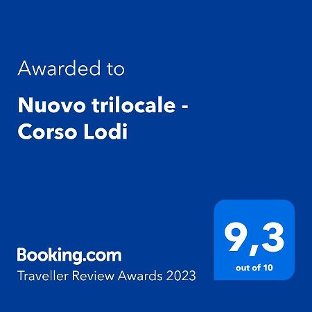 Апартаменти Nuovo Trilocale - Corso Lodi Мілан Екстер'єр фото